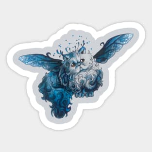Cloud Fairy Cat Sticker
